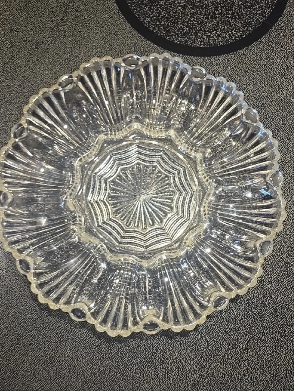 Vintage Anchor Hocking Egg Deviled Egg Platter